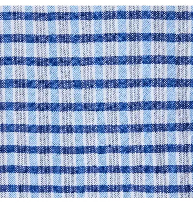 Plaid Seersucker Shirt