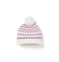 Fair Isle Pom Beanie