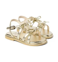 Metallic Bow Sandal