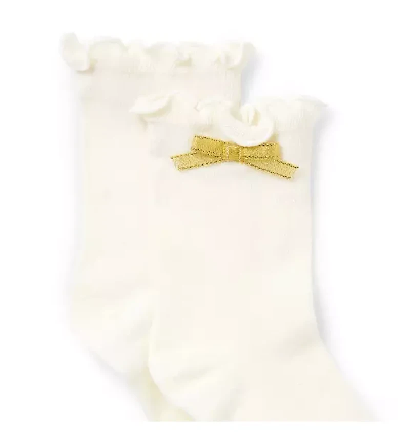 Sparkle Bow Sock