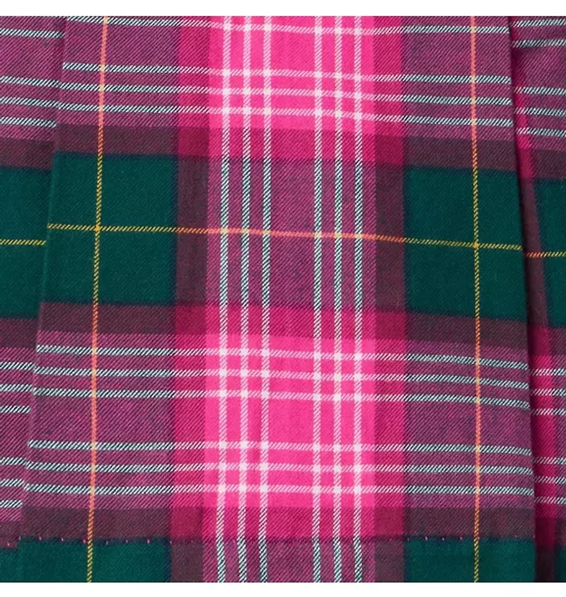Plaid Pleated Skirt