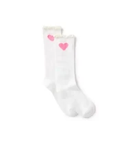Heart Ruffle Sock