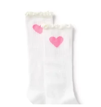 Heart Ruffle Sock
