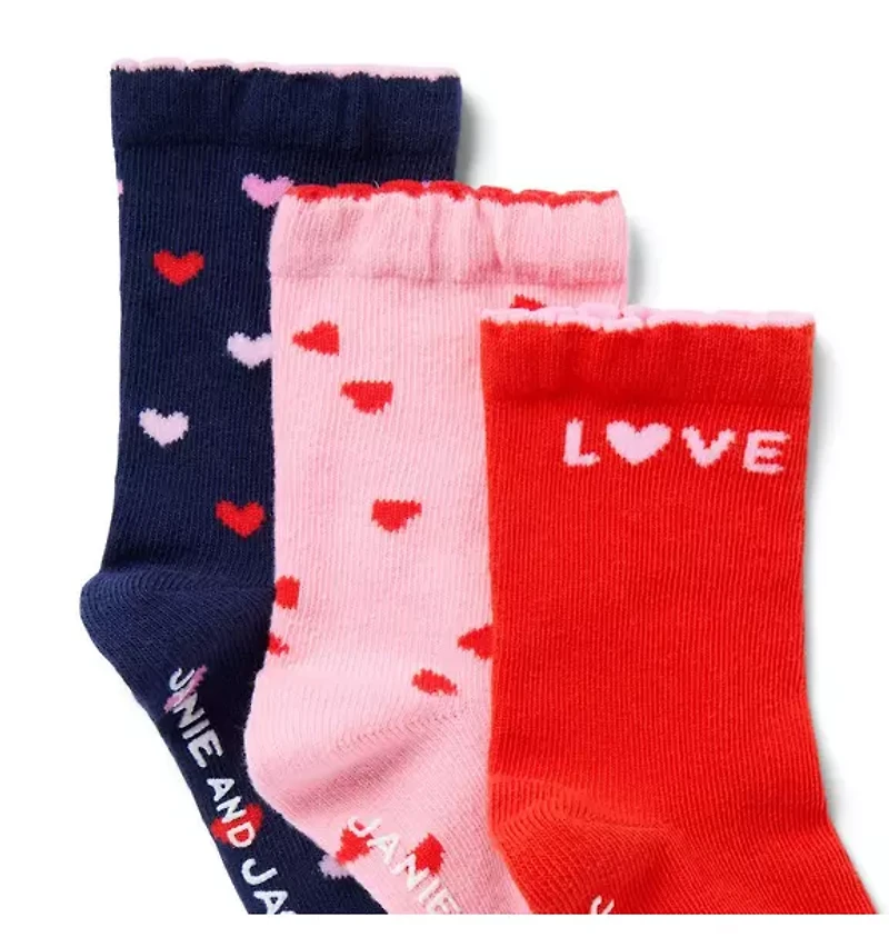 Valentine Sock 3-Pack
