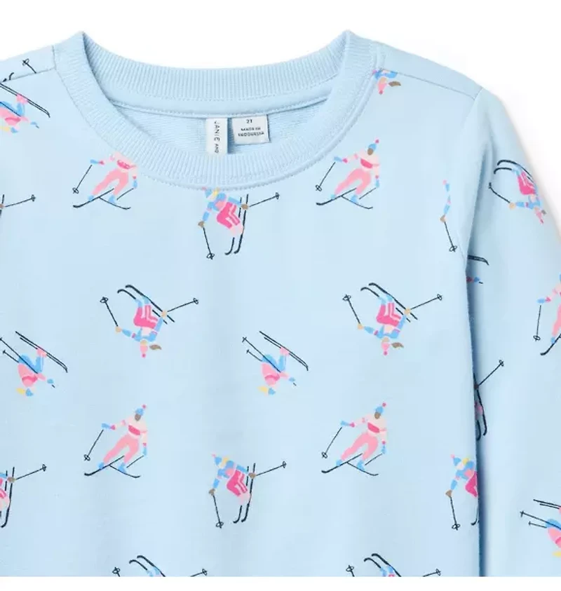 Skier Icon Sweatshirt