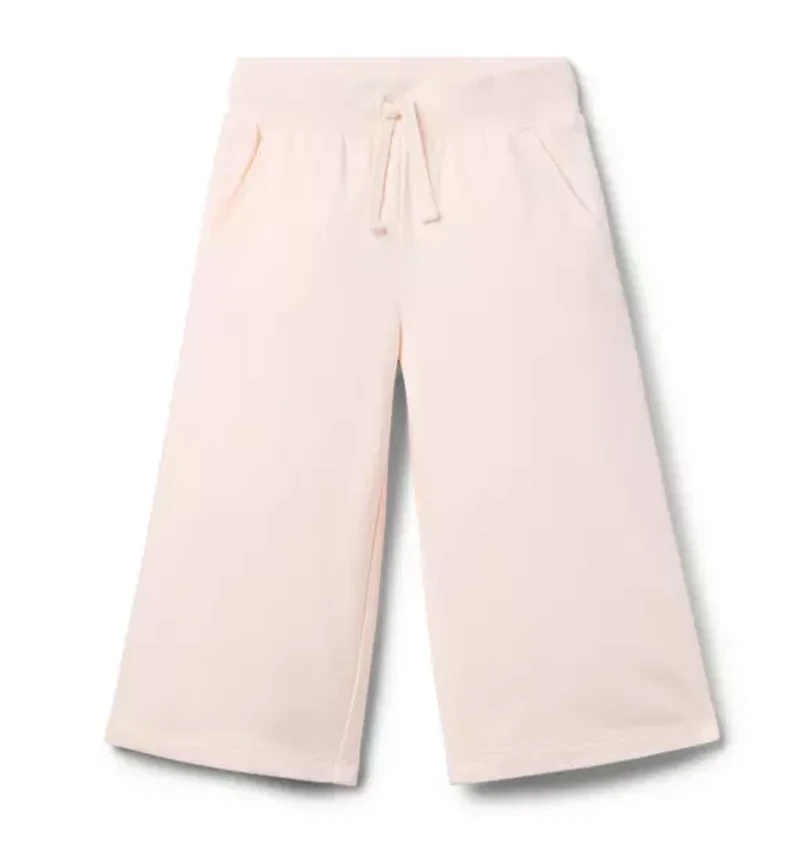 Wide Leg French Terry Pant
