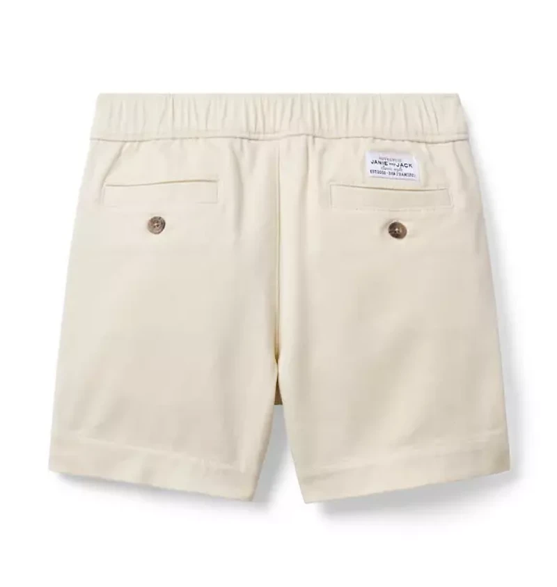 Twill Pull-On Short
