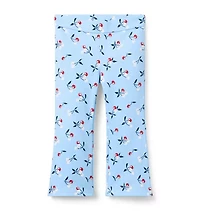 Cherry Flare Ponte Pant