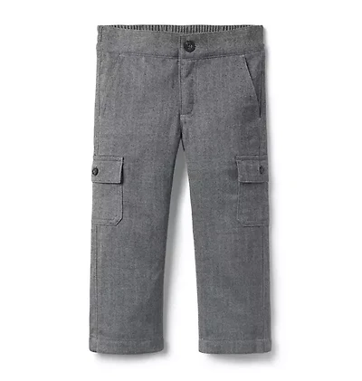 The Herringbone Cargo Pant