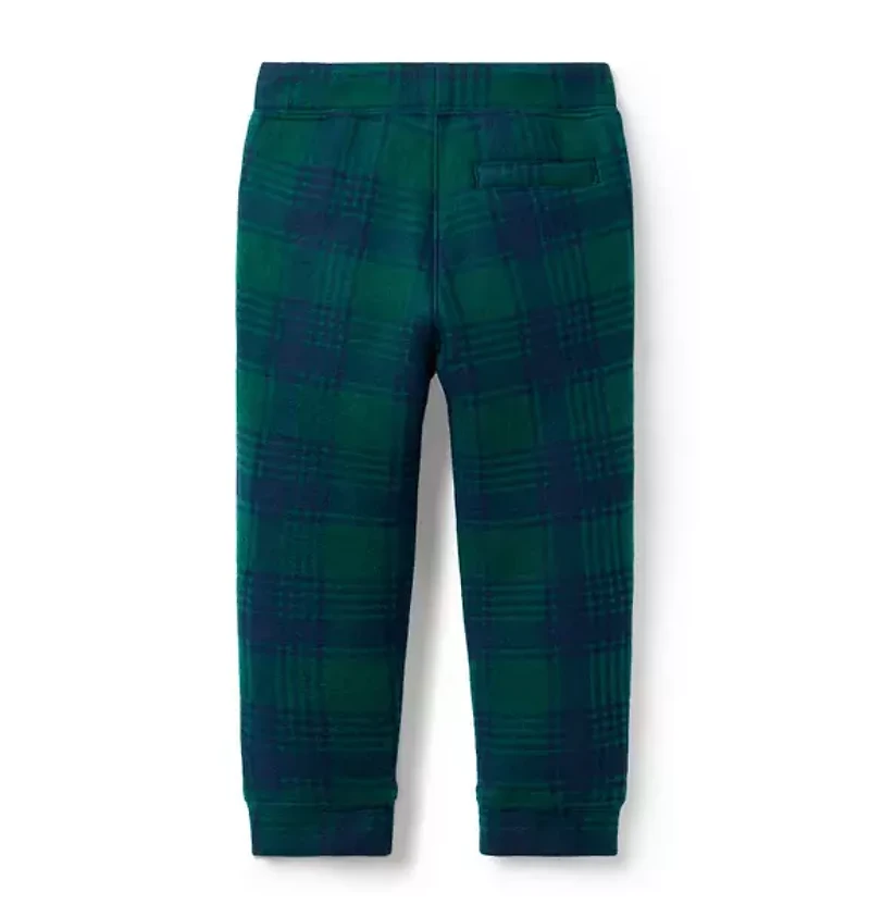 Plaid Fleece Jogger