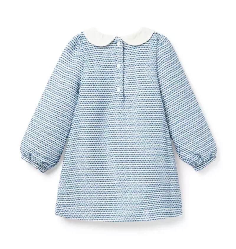 The Tweed Bow Collar Dress