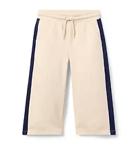 Wide Leg Stripe Ponte Pant