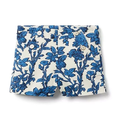 Floral Canvas Short