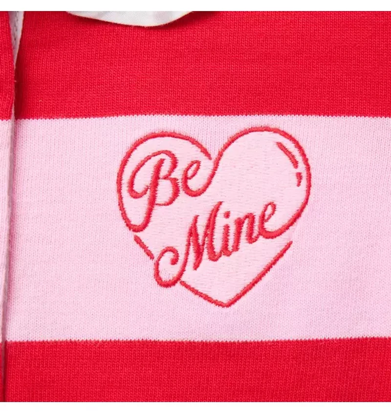 Striped Valentine Rugby Top
