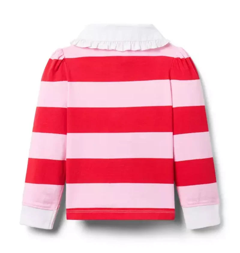 Striped Valentine Rugby Top