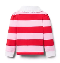 Striped Valentine Rugby Top