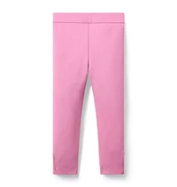 Heart Button Cuff Ponte Pant