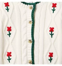 The Embroidered Floral Cardigan
