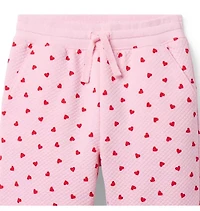 Heart Quilted Jogger