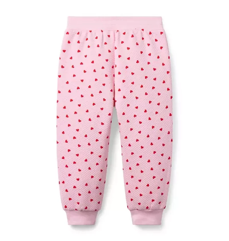 Heart Quilted Jogger