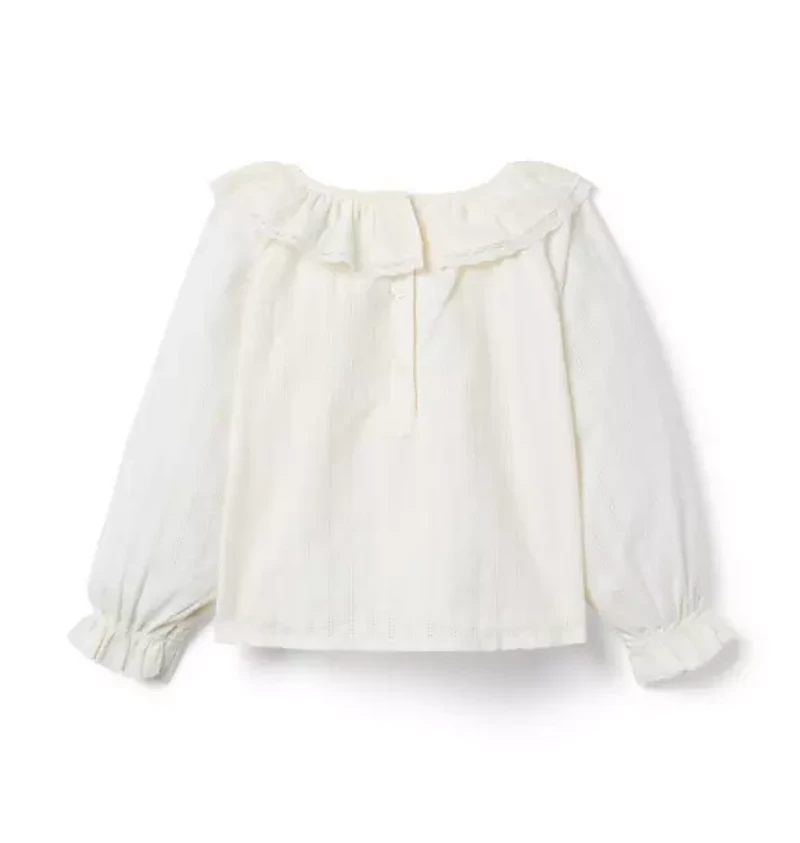 Ruffle Collar Top