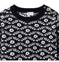 Floral Jacquard Sweater