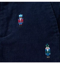 The Embroidered Nutcracker Corduroy Pant