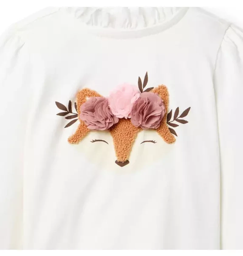 Floral Fox Tee