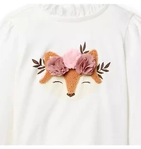 Floral Fox Tee
