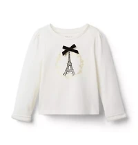 Eiffel Tower Bow Tee