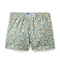 Recycled Ditsy Floral Swim Trunk