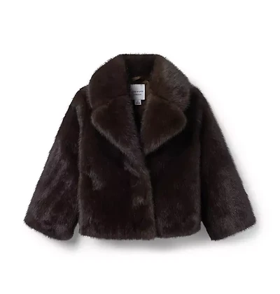 The Collared Faux Fur Jacket