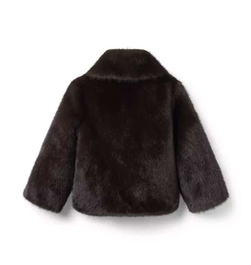 The Collared Faux Fur Jacket