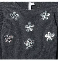 The Sequin Flower Sweater