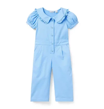 Ruffle Collar Jumpsuit