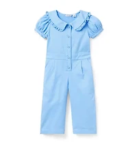 Ruffle Collar Jumpsuit