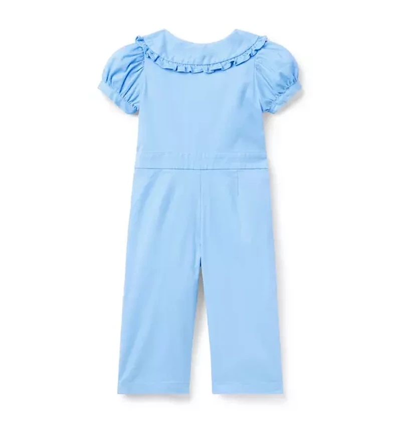 Ruffle Collar Jumpsuit