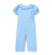 Ruffle Collar Jumpsuit