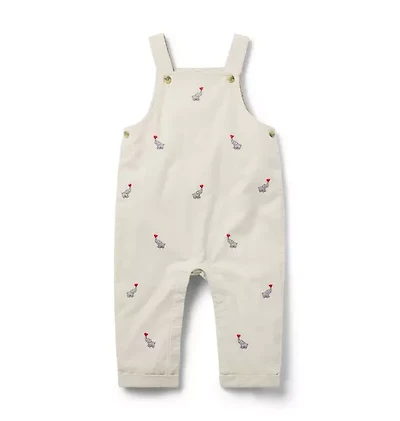 Baby Embroidered Elephant Overall