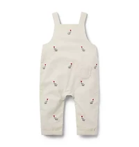 Baby Embroidered Elephant Overall