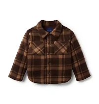 The Plaid Sherpa Shirt Jacket