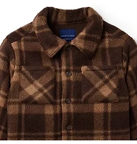 The Plaid Sherpa Shirt Jacket