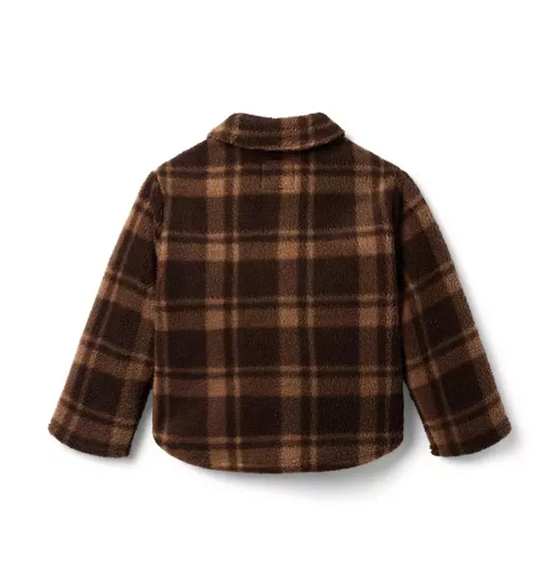 The Plaid Sherpa Shirt Jacket