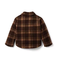 The Plaid Sherpa Shirt Jacket