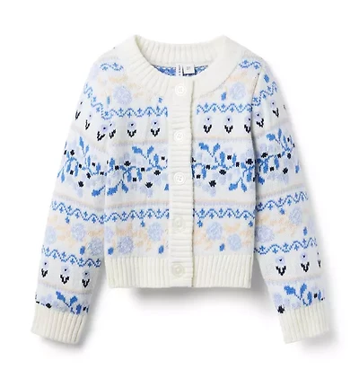 Floral Fair Isle Cardigan