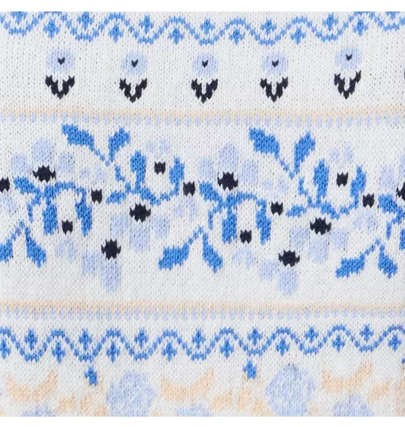 Floral Fair Isle Cardigan