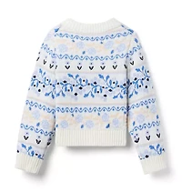 Floral Fair Isle Cardigan