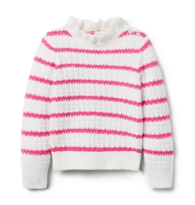 Textured Striped Sweater