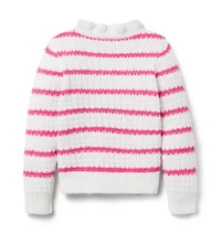 Textured Striped Sweater