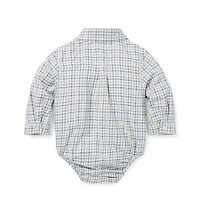 Baby Gingham Flannel Bodysuit